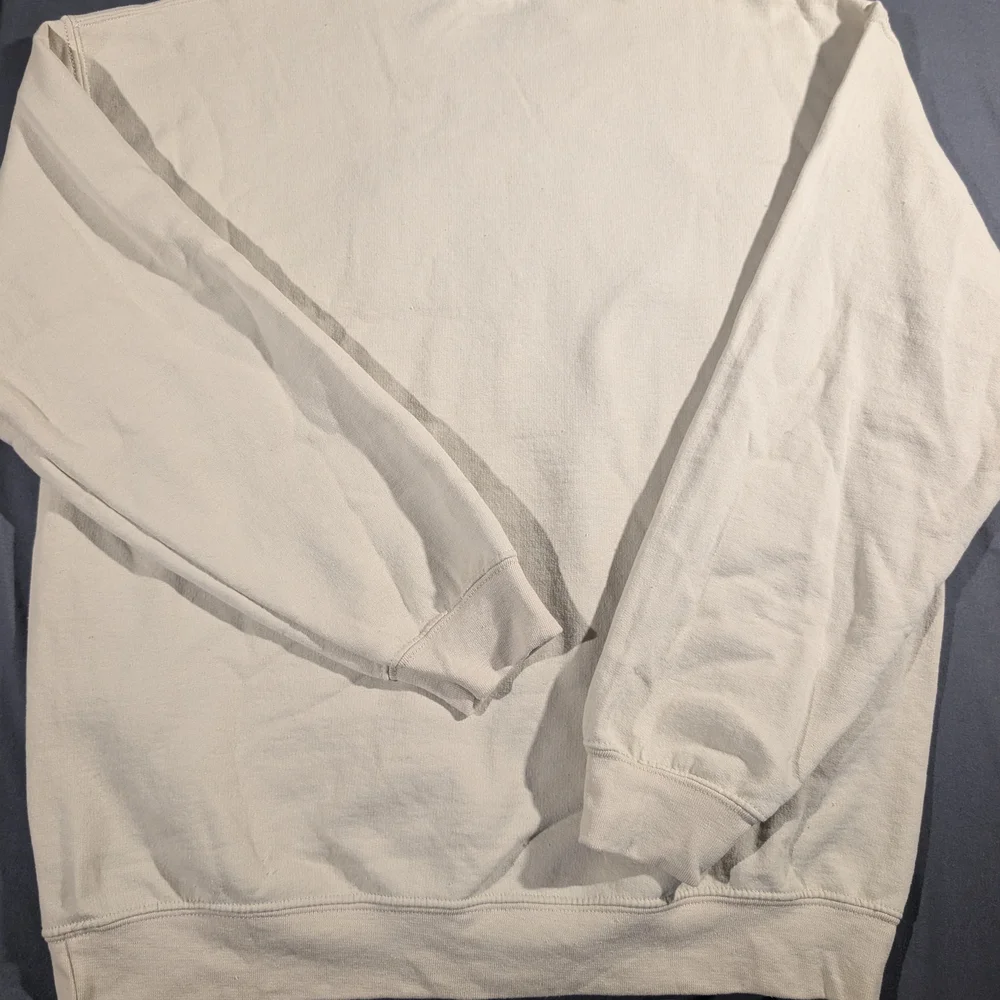 Gildan Cream Snoopy Holiday Crewneck Sweater